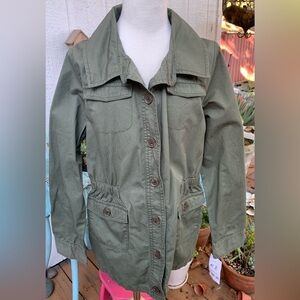 Carters Army Green Lightweight Canvas Jacket NWT